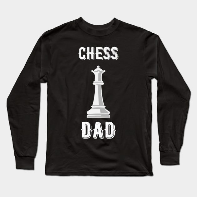 Chess Dad Long Sleeve T-Shirt by Shirtbubble